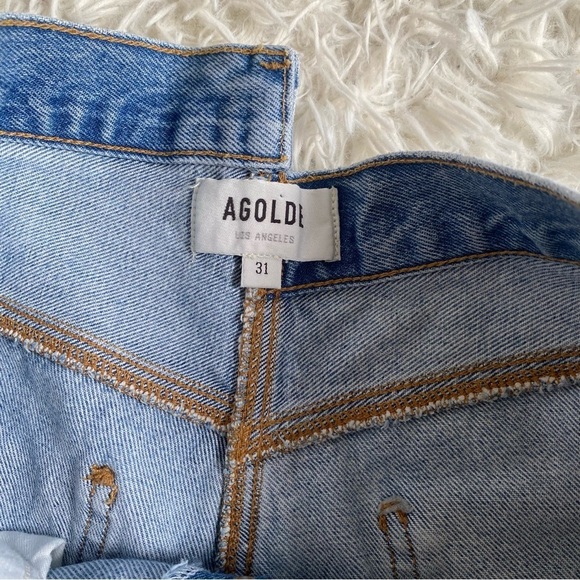 AGOLDE Criss Cross Short in Symbol - Picture 8 of 8